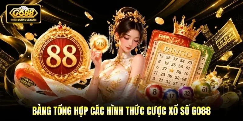 Bảng tổng hợp các hình thức cược xổ số Go88 Bảng tổng hợp các hình thức cược xổ số Go88