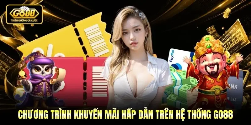 Chương trình khuyến mãi hấp dẫn trên hệ thống Go88