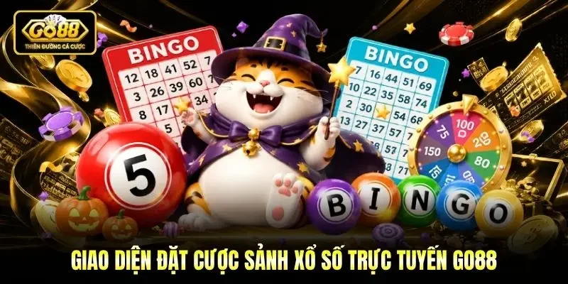 Giao diện đặt cược sảnh xổ số trực tuyến Go88 Giao diện đặt cược sảnh xổ số trực tuyến Go88