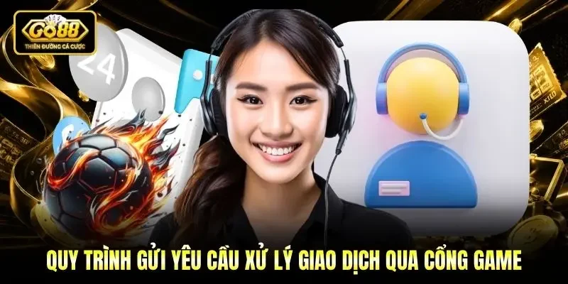 Quy trình gửi yêu cầu xử lý giao dịch qua cổng game Quy trình gửi yêu cầu xử lý giao dịch qua cổng game